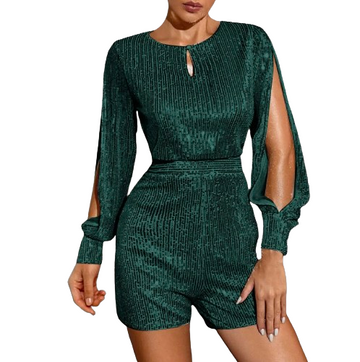 Sequined Glitter Playsuit