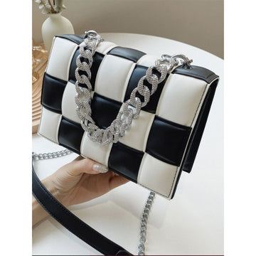 Contrast Shoulder Bag