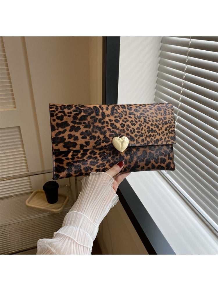 Cheetah Print Clutch Bag