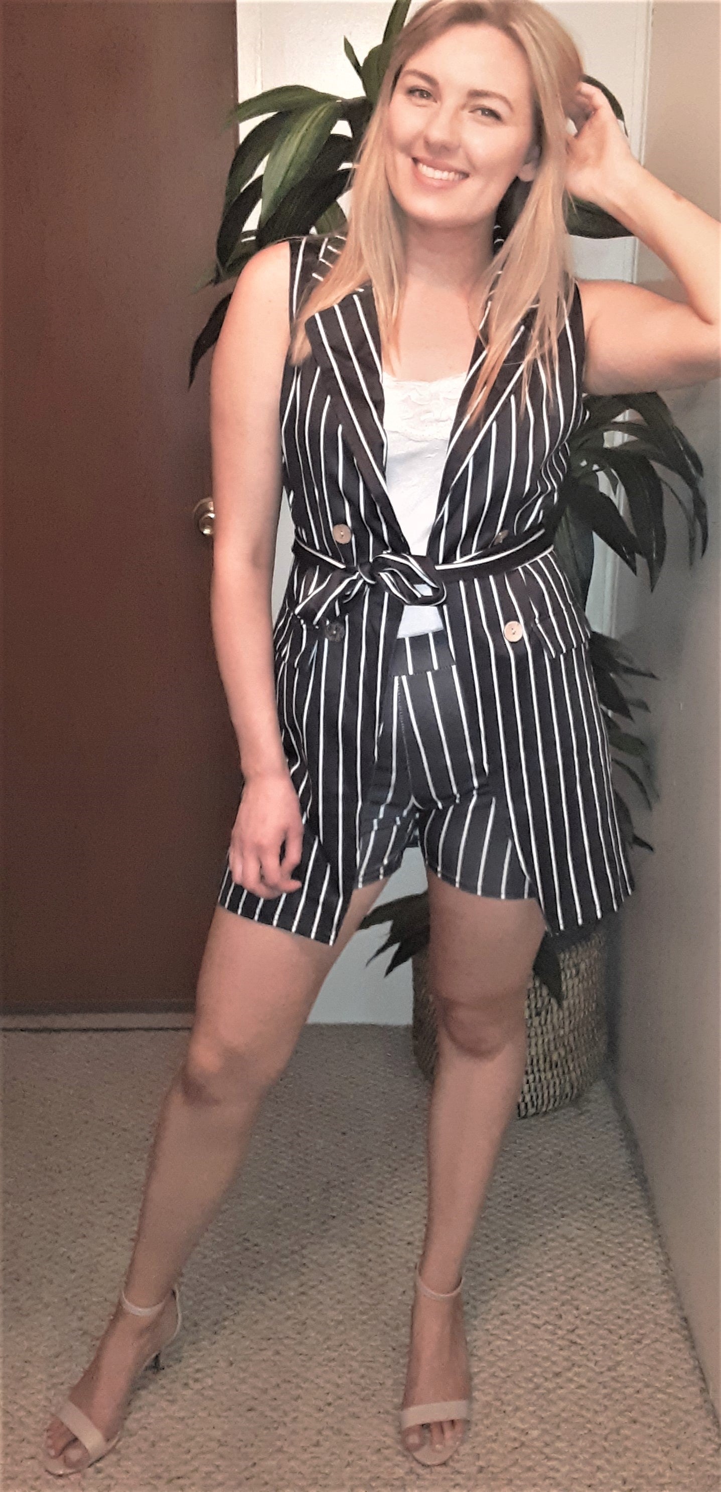 Women 2-piece Blazer Short Set