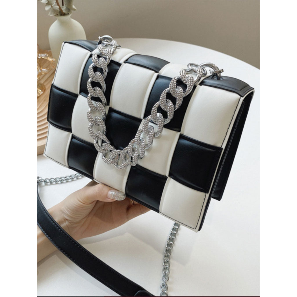 Contrast Shoulder Bag