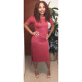 Leopard Print Pocket Dress