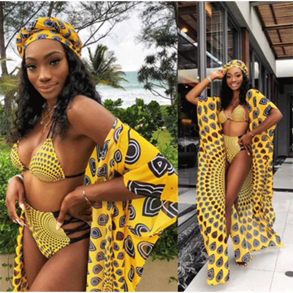 3pc Cutout Swimsuit