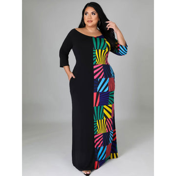 Maxi Abstract Dress